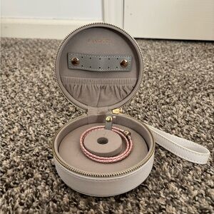 Pandora Pink Braided Bracelet